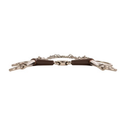 Pelham d’arção Flex dupla quebra média 18 mm 14,5 cm