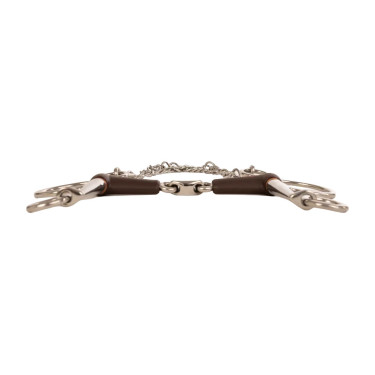 Pelham d’arção Flex dupla quebra média 18 mm 14,5 cm