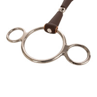 Pessoa 3 anéis Flex embocadura simples média 20 mm 14,5 cm