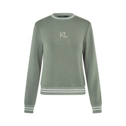 Sweatshirt feminino com cristais Swarovski KLLilian Kingsland mulher