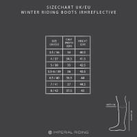 Botas de inverno para equitação Imperial Riding refletivas Preto