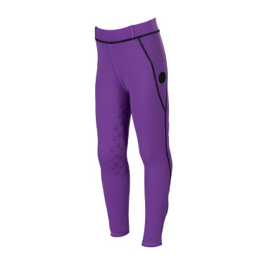 Leggings Amina com fundo 1/1 em silicone HKM criança Lilás escuro Violeta