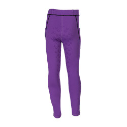 Leggings Amina com fundo 1/1 em silicone HKM criança Lilás escuro Violeta