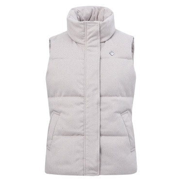 Colete acolchoado Imperial Riding Belle Herringbone mulher Cinzento-acastanhado Castanho Colete acolchoado Imperial Riding Belle Herringbone mulher Cinzento-acastanhado Castanho