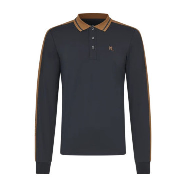 KLmarco polo em piqué de manga comprida para homem Kingsland Marinho Azul-marinho KLmarco polo em piqué de manga comprida para homem Kingsland Marinho Azul-marinho
