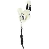 Halter Jumbo Hobby Horse Pony Academy + corda EK-Teddy Preto