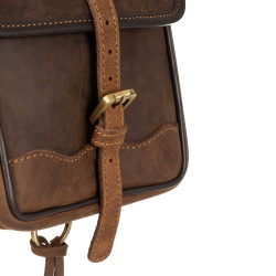 Alforje para sela western em couro Pool's