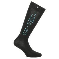 Meias Equithème Jumping Preto / azul