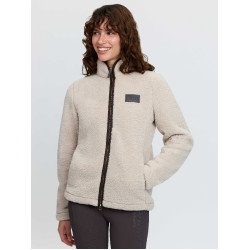 Casaco polar sherpa com fecho Heritage Stone LeMieux Casaco polar sherpa com fecho Heritage Stone LeMieux