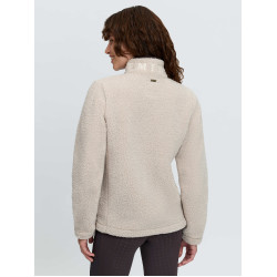 Casaco polar sherpa com fecho Heritage Stone LeMieux Casaco polar sherpa com fecho Heritage Stone LeMieux