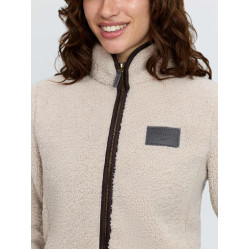 Casaco polar sherpa com fecho Heritage Stone LeMieux Casaco polar sherpa com fecho Heritage Stone LeMieux