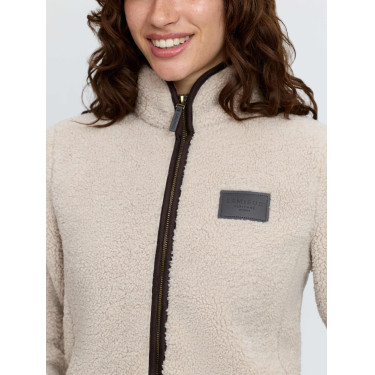 Casaco polar sherpa com fecho Heritage Stone LeMieux Casaco polar sherpa com fecho Heritage Stone LeMieux