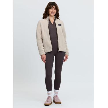 Casaco polar sherpa com fecho Heritage Stone LeMieux Casaco polar sherpa com fecho Heritage Stone LeMieux