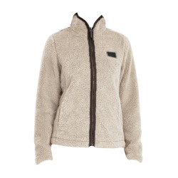 Casaco polar sherpa com fecho Heritage Stone LeMieux Casaco polar sherpa com fecho Heritage Stone LeMieux