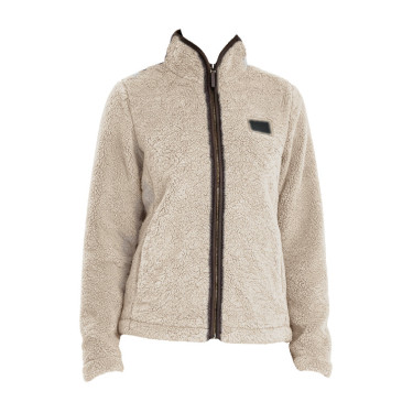 Casaco polar sherpa com fecho Heritage Stone LeMieux Casaco polar sherpa com fecho Heritage Stone LeMieux
