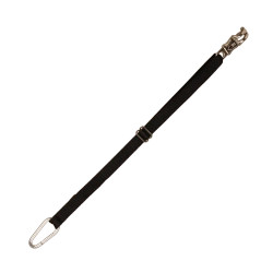 Longe para camião e atilho cruzado destacável com mosquetão antipanico preto 120 Longe para camião e atilho cruzado destacável com mosquetão antipanico preto 120