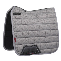 Tapete de dressage LeMieux Carbon Mesh Square Cinzento