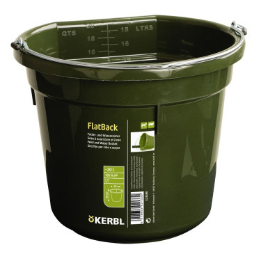 Balde Flatback Kerbl Verde Balde Flatback Kerbl Verde