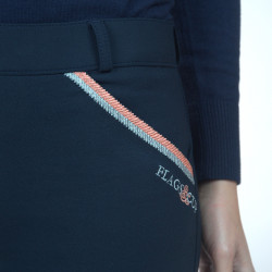 Calça Flags & Cup Varena Feminina Azul-marinho