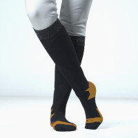 Meias Flags & Cup Wabana Caviar / mel Preto