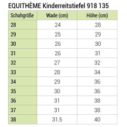 Botas Equithème Infantil Botas Equithème Infantil