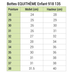 Botas Equithème Infantil Botas Equithème Infantil