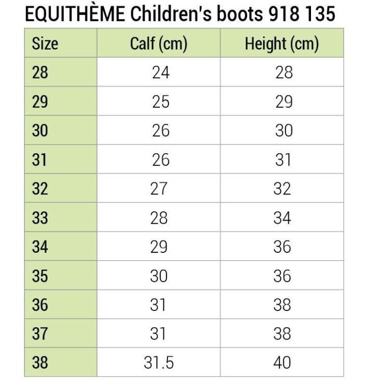 Botas Equithème Infantil Botas Equithème Infantil