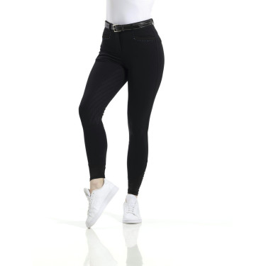 Calça Equithème Safir com fundo de silicone Calça Equithème Safir com fundo de silicone