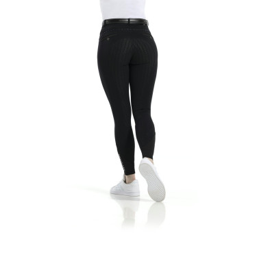 Calça Equithème Safir com fundo de silicone Calça Equithème Safir com fundo de silicone