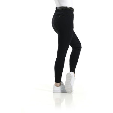 Calça Equithème Safir com fundo de silicone Calça Equithème Safir com fundo de silicone