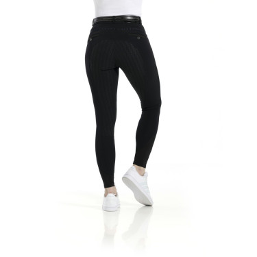 Calça Equithème Safir com fundo de silicone Calça Equithème Safir com fundo de silicone
