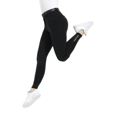 Calça Equithème Safir com fundo de silicone Calça Equithème Safir com fundo de silicone