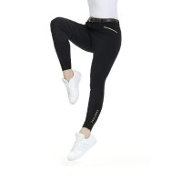 Calça Equithème Gizel com fundo de silicone Preto Calça Equithème Gizel com fundo de silicone Preto