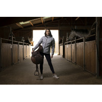 Casaco acolchoado Equithème Lara Preto Casaco acolchoado Equithème Lara Preto