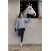 Casaco acolchoado Equithème Lara Cinza mesclado Cinzento