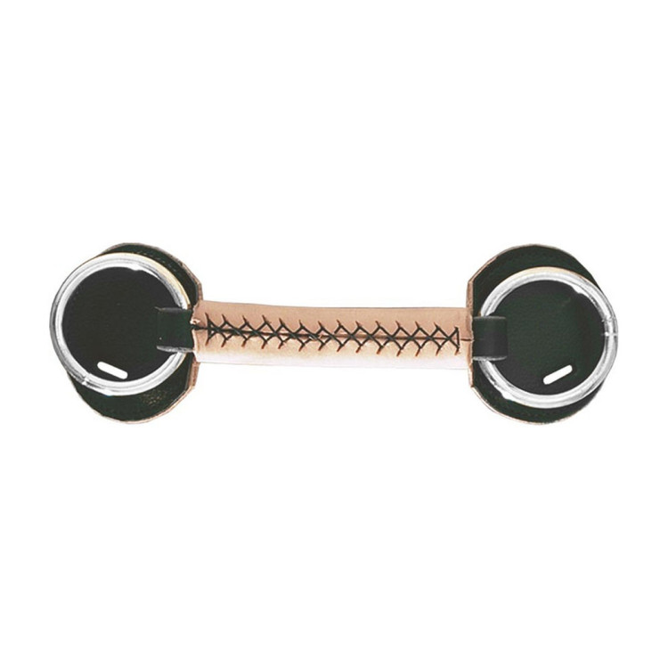 Mors reto coberto de couro Finn-Tack Mors reto coberto de couro Finn-Tack