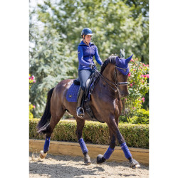 Tapete LeMieux Loire Classic Dressage Square Azul tinta