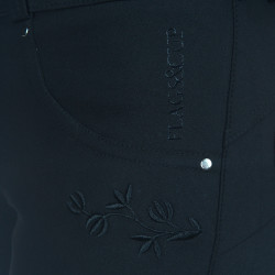 Calça Flags & Cup Nakina Júnior Caviar Preto Calça Flags & Cup Nakina Júnior Caviar Preto