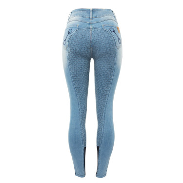Culote integral de silicone cintura alta Kaia feminino Horze Culote integral de silicone cintura alta Kaia feminino Horze