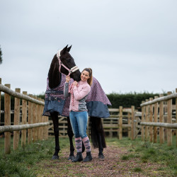 Culote integral de silicone cintura alta Kaia feminino Horze Azul Culote integral de silicone cintura alta Kaia feminino Horze Azul