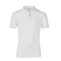 Camisa de competição LeMieux Young Rider Belle Branco Camisa de competição LeMieux Young Rider Belle Branco