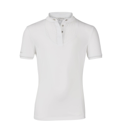 Camisa de competição LeMieux Young Rider Belle Branco