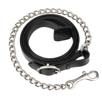 Longe de apresentação em couro LeMieux Preto Longe de apresentação em couro LeMieux Preto