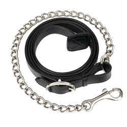 Longe de apresentação em couro LeMieux Preto Longe de apresentação em couro LeMieux Preto