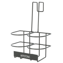 Suporte para garrafas Hippotonic com ganchos Suporte para garrafas Hippotonic com ganchos