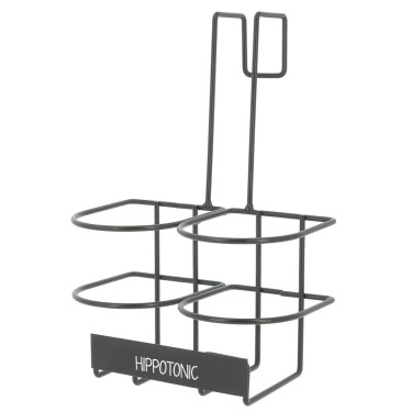Suporte para garrafas Hippotonic com ganchos Suporte para garrafas Hippotonic com ganchos