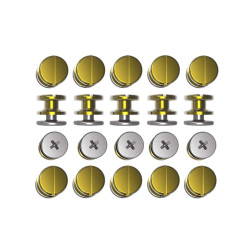 Pacote com 20 rebites e ganchos Scoot Boots Pacote com 20 rebites e ganchos Scoot Boots