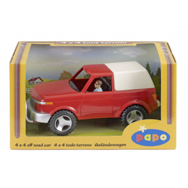 Figura 4x4 todo-o-terreno e seu condutor Papo Figura 4x4 todo-o-terreno e seu condutor Papo