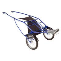 Sulky de treino FinnTack FT T6 QH sem rodas Azul
