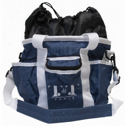 Saco de limpeza modelo grande T de T Marinho / branco Azul